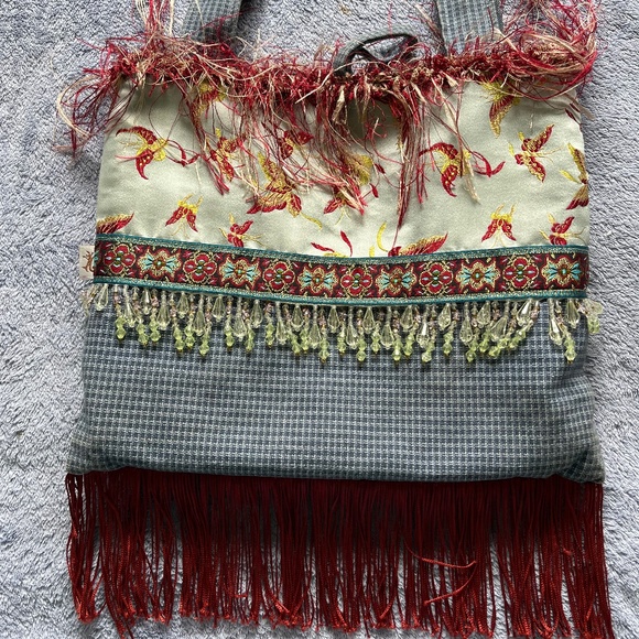 Handcrafted Beaded Tote - Picture 1 of 2